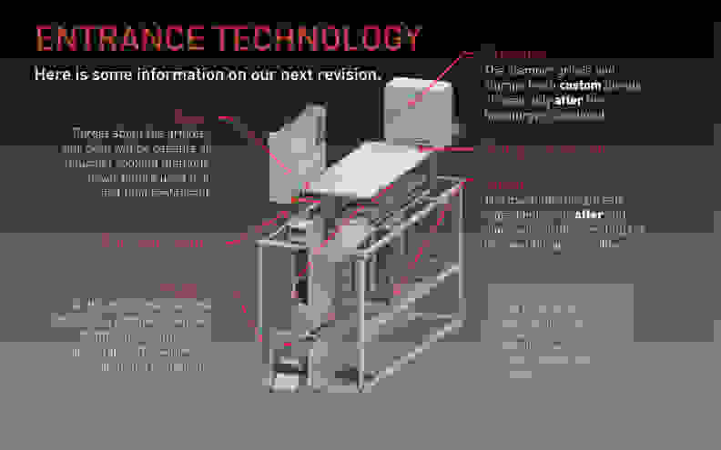 The burger-making robot's specs.