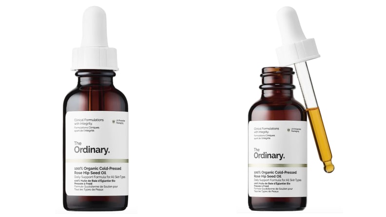 The Ordinary 100% Organic Cold-Pressed Rose Hip Seed Oil.