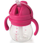 Tommee Tippee Insulated Non-Spill Straw Cup (9oz, 12+ Months, 1 Count) Sporty Carry Handle, Size: 9 fl Ounces, Pink