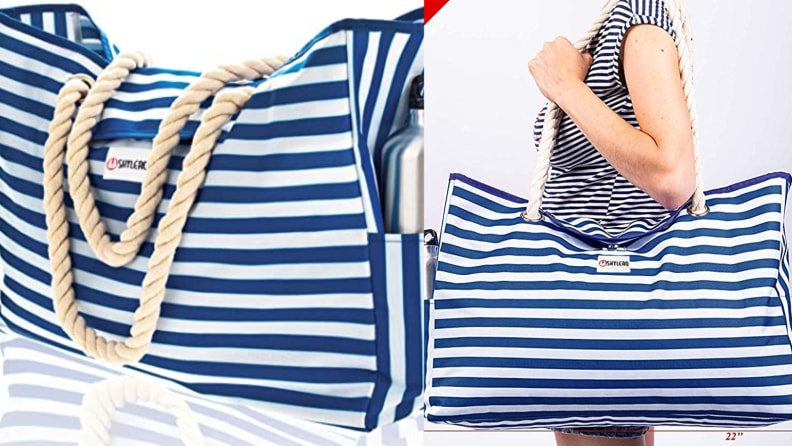 Lands' End Natural Open Top Beach Bag, Editor Review