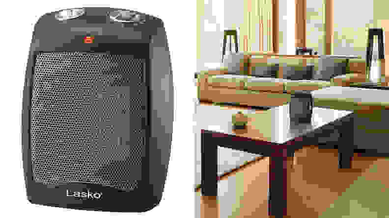 Lasko Ceramic Heater with Adjustable Thermostat