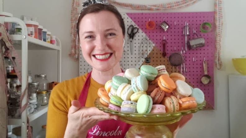 a macaron baking class from Amazon Explore