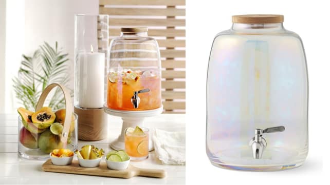 Best kitchen gifts of 2018: Iridescent Glass Beverage Dispenser