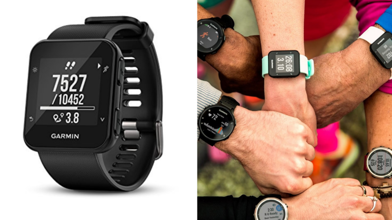 This Garmin watch will help you keep a steady pace during your run.