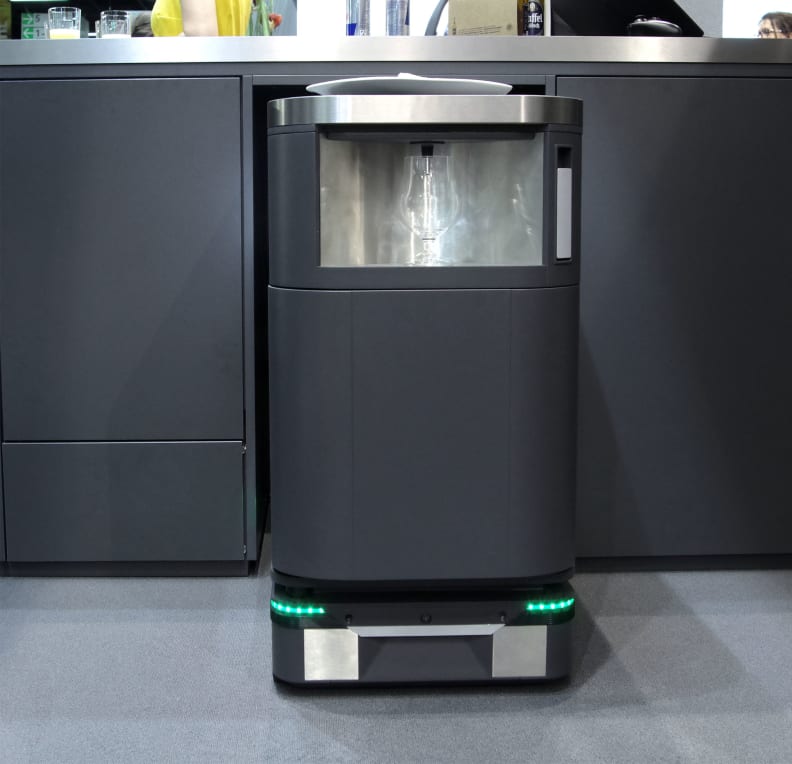 Beer and wine robot in storage