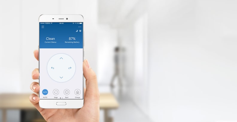 The N79's app moves what's on the remote onto your smart phone.