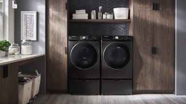 The Samsung DVE45R6300V dryer