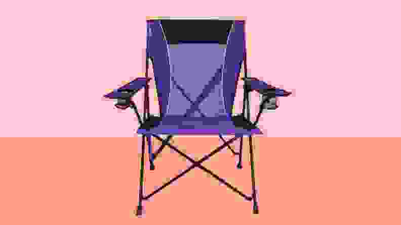 PURPLE CAMPING CHAIR
