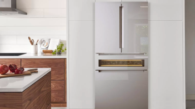 Bosch refrigerator in a kitchen