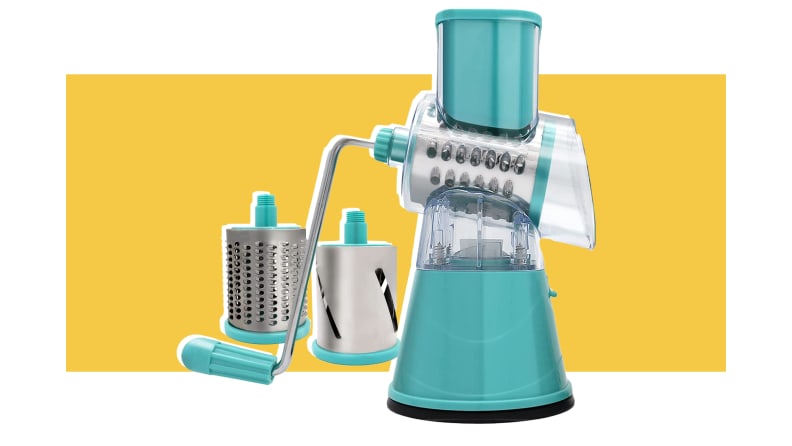 G.CHEN Manual Rotary Cheese Grater Shredder and Slicer for Cheese