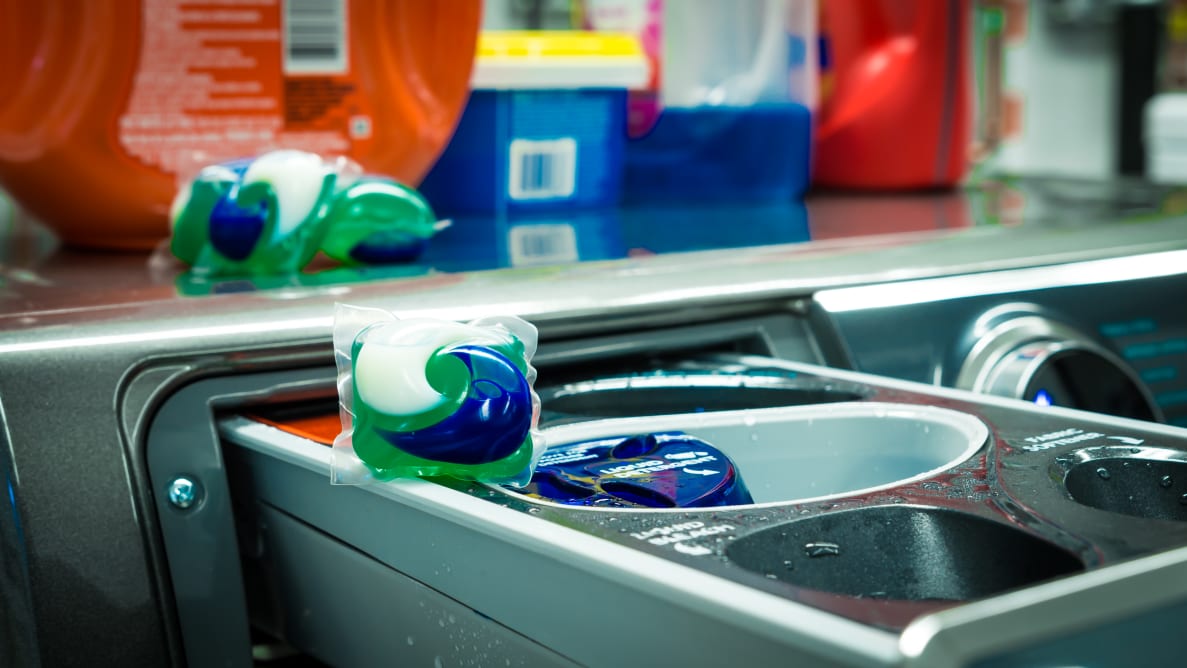 The Electrolux EFLS627UTT washer is the first washer with detergent pod slot.