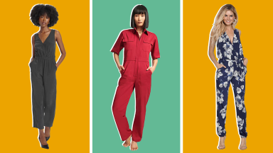 A variety of jumpsuits.