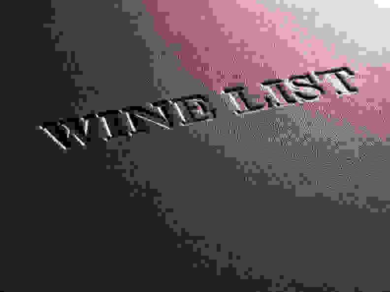 restaurant wine list