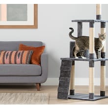 Product image of Whisker City 70-Inch Plush Tall High-Rise Haven Cat Tree