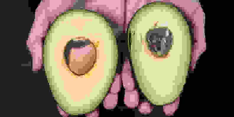 riper avocado