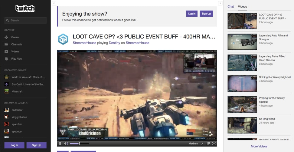 Twitch Its Video Game Empire to - Reviewed