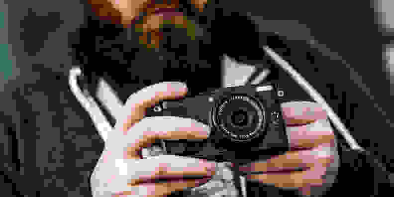 A photograph of the Fujifilm X70.
