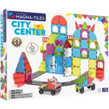 Product image of MAGNA-TILES City Center 110-Piece Magnetic Construction Set