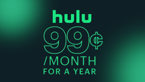 Hulu 99 cents per month for a year