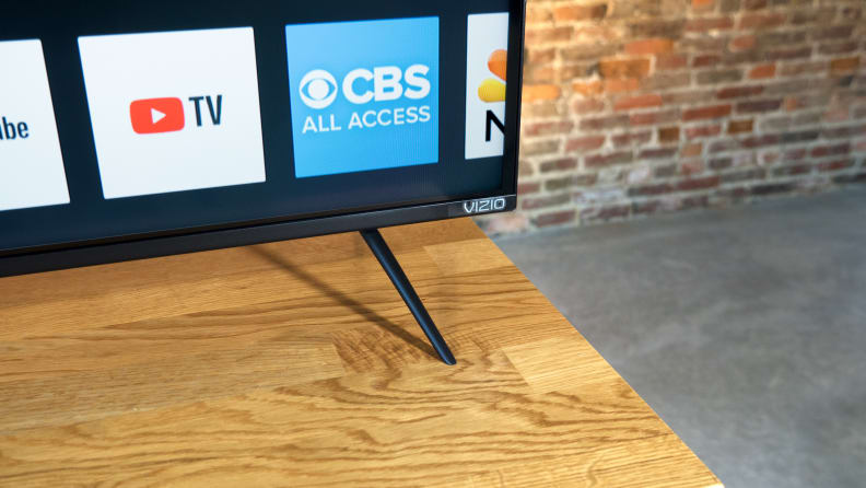 Vizio M Series 2018 Stand Close Up