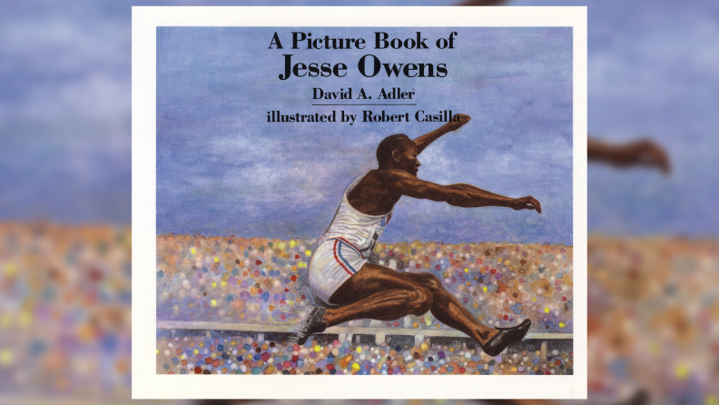 The cover of A Picture Book of Jesse Owens.