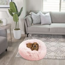 Product image of Best Friends by Sheri Fur Donut Cuddler Cat & Dog Bed