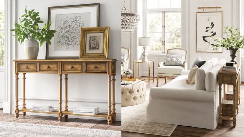 Side table in home