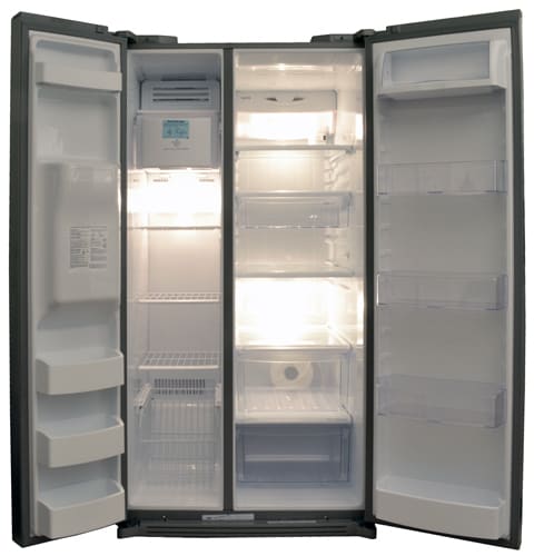 kenmore side by side refrigerator inside