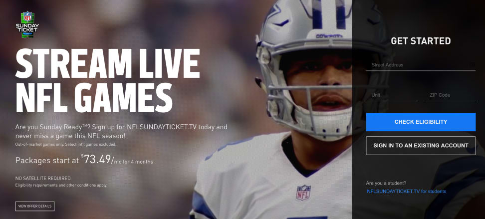NFL Sunday Ticket