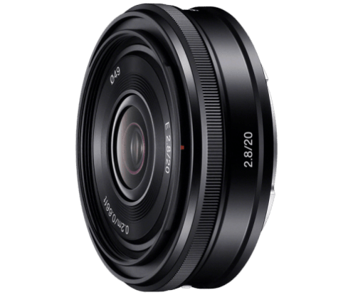 Product Image - Sony E 20mm f/2.8 E-mount Prime Lens