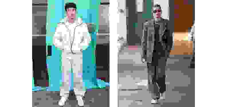Barry Keoghan and Hailey Bieber spotted wearing the Nike Air Force 1 sneakers while out.