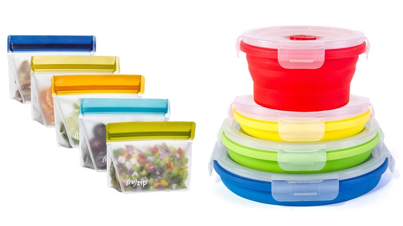 Compact food storage containers
