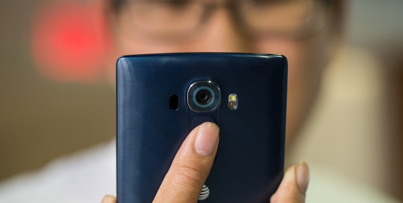 LG's love of centered, back-mounted volume buttons is curious, and it takes some getting used to.