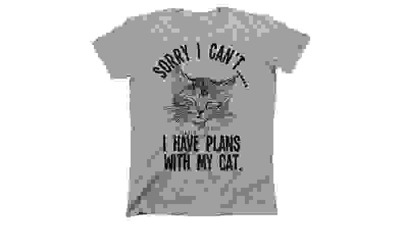 Buzz Shirts Cat Plans Shirt