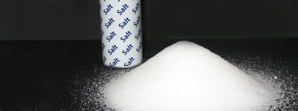 A pile of salt.