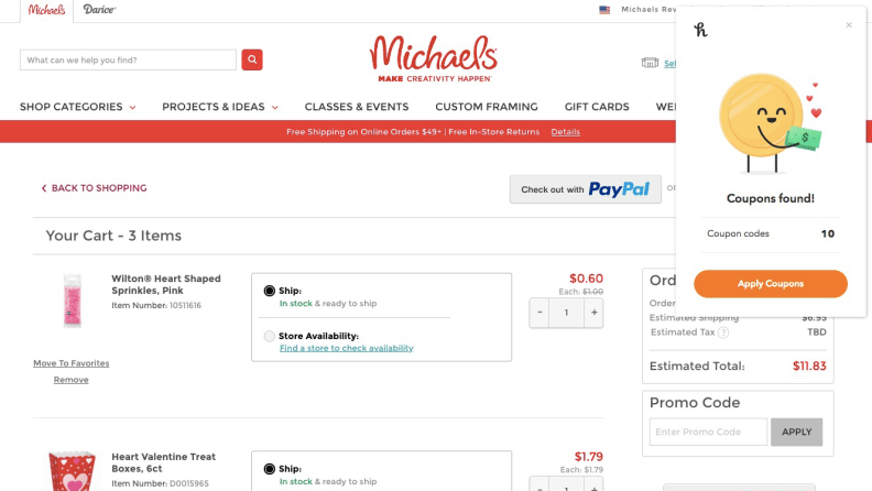 Honey Coupon Finder Chrome Extension
