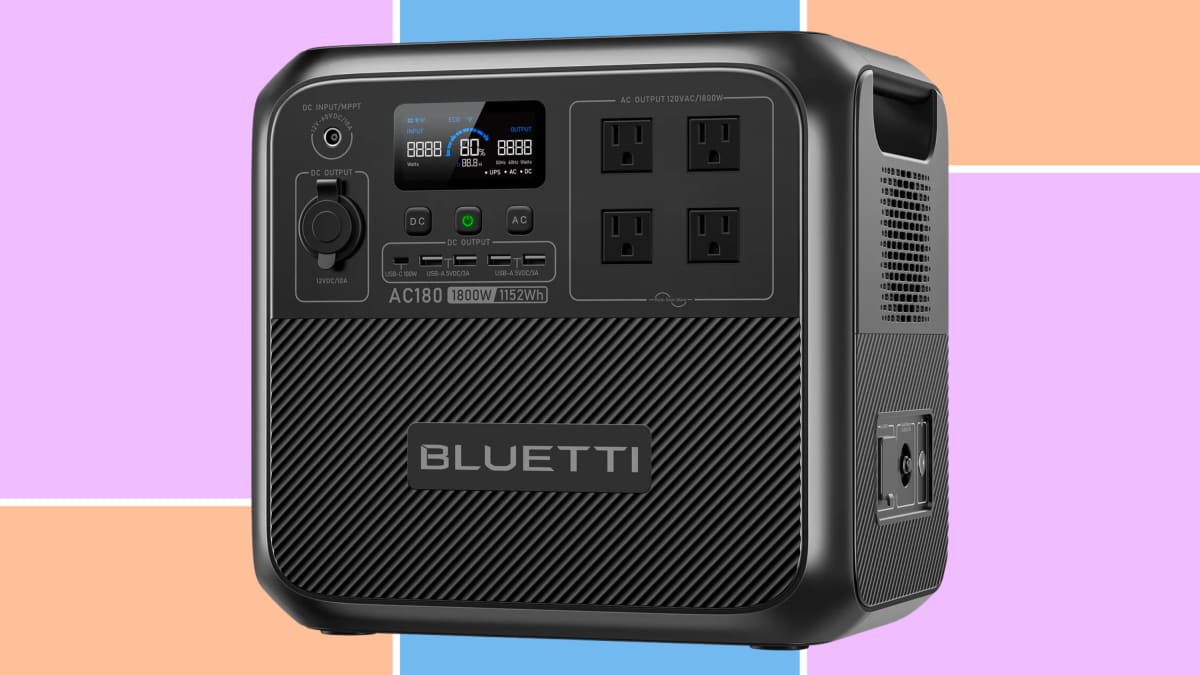 BLUETTI AC180 Portable Power Station: A Versatile and Reliable Power  Solution - Chargerlab