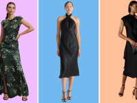 Various silk dresses