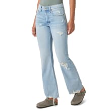 Product image of Lucky Brand Frayed High Waist Boyfriend Flare Jeans