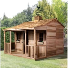 Product image of Ranchhouse 16 ft. W x 14 ft. D Western Red Cedar Wood Storage Shed