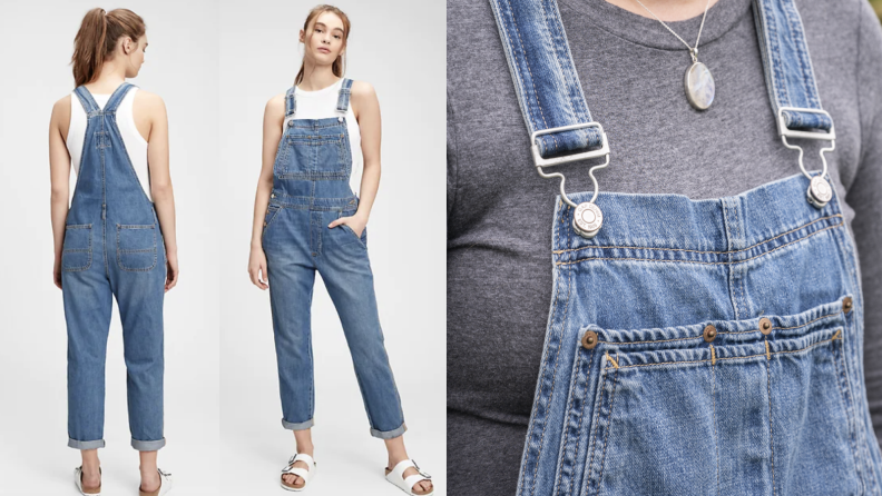 Gap denim overalls